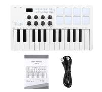 Petit Contrôleur De Clavier À 25 Touches Outil De Production Musicale Portable Texture En Plastique Adapté Clavier USB Studio Et Voyage