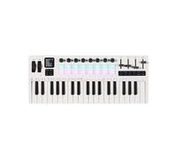 Petit contrôleur de clavier portable 37 pouces pour production musicale - Texture adaptée pour studio et voyage - Clavier USB avec boutons programmables
