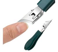 Petit coupe-ongles anti-éclaboussures pour ongles des pieds Design ergonomique résistant et antidérapant Pour usage professionnel, voyage et maison Pour adultes et enfants