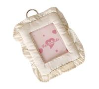 Petit coussin décoratif avec crochet pour le rangement des impressions, étui multifonction pour cartes, accessoire à suspendre au mur, porte-clés, pochette de présentation photo, blanc, One Size