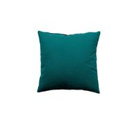 Enjoy Home - Coussins Panama - Déhoussable par Zip - 100% Coton - Tissu certifié Oeko-TEX - 40x40 cm - Vert Emeraude