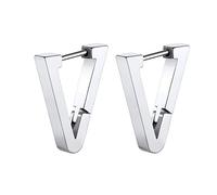 Petit Créoles Femme Acier Triangle Boucle d'oreille Homme Inoxydable Clou Fantaisie Pendentif Punk Mignon Fille Garcon Kpop