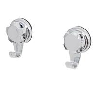 Petit crochet à ventouse - Bestlock - chrome - lot de 2