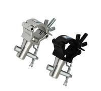 Petit crochet d'éclairage de scène parallèle avec connecteur à enrouler, pince de montage for ferme F14, capacité de charge de 22 lb(Black color)