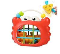 Petit Cube D'Activité Jouet Éducatif Apprentissage Précoce Forme de Crabe | Éducatifs d'Apprentissage Pour Garçons Filles Préscolaires Maison Crèche Maternelle Salle de Jeux Garderie