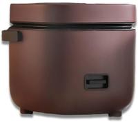 Petit Cuiseur à Riz De 1,2 L avec Cuiseur Vapeur, Opération Oe-Touch, Fuctio Chaud, O-Stick Coatig, Easy Clea, pour 1-2 Pers, 200w, 220-240v, Brown
