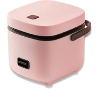 Petit Cuiseur à Riz De 1,2 L avec Cuiseur Vapeur, Opération Oe-Touch, Fuctio Chaud, O-Stick Coatig, Easy Clea, pour 1-2 Pers, 200w, 220-240v, Pink