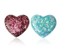 Petit CœUr CâLin De Poche, 2 Pièces Jeton de poche, jeton de poche avec carte de câlin, Cadeau De DéCoration De CâLin De Poche, cadeaux chauds pour anniversaire, Saint-Valentin, rose bleu