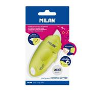 MILAN Petit cutter ergonomique – lame céramique – jaune (loisirs créatifs, bureau)