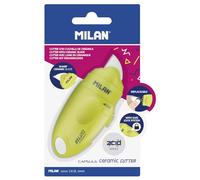 Petit cutter - Ergonomique - Lame céramique - Loisirs créatifs - Bureau - Jaune
