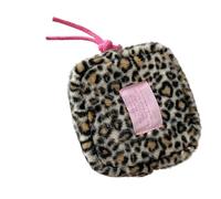 Petit de Rangement en Peluche imprimé léopard, pour Articles personnels, Organisateur de cosmétiques, pour Serviettes hygiéniques Portables, de Maquillage Portable