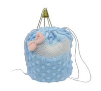 Petit De Voyage Ventilé pour Animaux De Compagnie avec Dessus en Filet pour Un Transport Facile Et Décoration avec Nœud Papillon De Voyage pour Animaux De Compagnie