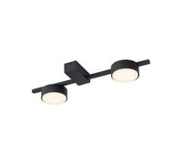 Petit Deckenleuchte Noir L:39cm Moderne 2x GX53 Salon Corridor Plafonnier