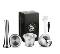 Petit déjeuner - Café,ICafilas pour Capsule rechargeable Nespresso en acier inoxydable réutilisable Capsules réutilisables café #N