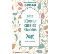 Petit déjeuner chez les Nikolidès