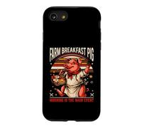 Petit déjeuner de la Ferme Cochon Le Matin est Le Principal événement rétro Coque pour iPhone SE (2020) / 7/8