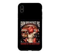 Petit déjeuner de la Ferme Cochon Le Matin est Le Principal événement rétro Coque pour iPhone XS Max