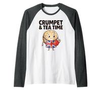 Petit déjeuner d'humour Anglais Crumpet & Tea Time British Lover, Royaume-Uni Manche Raglan