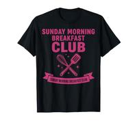 Petit déjeuner Dimanche Matin Club de Petit-déjeuner Brunch Café T-Shirt