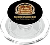 Petit Déjeuner Gourmand Journée Nationale du Pancake PopSockets PopGrip pour MagSafe
