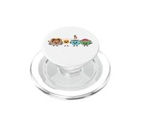 Petit Déjeuner Heureux Pancakes Oeuf Café Avoine PopSockets PopGrip pour MagSafe
