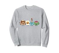 Petit Déjeuner Heureux Pancakes Oeuf Café Avoine Sweatshirt