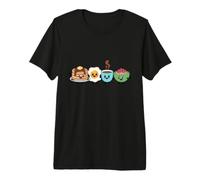 Petit Déjeuner Heureux Pancakes Oeuf Café Avoine T-Shirt Haut de Gamme