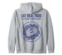 Petit-déjeuner : Mangez de Vrais Aliments, alimentez Votre Corps Sweat à Capuche
