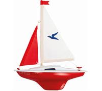 Petit dériveur à voile - PAUL GüNTHER - CAPTAIN HOOK - Rouge - 24 x 32 cm - Résistant à l'eau de mer