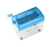 Petit destructeur de Papier - Manuel Bureau | Machine compacte pour Fournitures Scolaires | Parfait pour Adultes, étudiants, Enseignants, Classe | Détruit reçus, factures, courrier en sécurité
