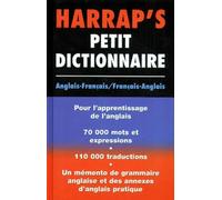 Petit Dictionnaire Harrap'S Bilingue Francais-Anglais/Anglais-Francais