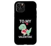 Petit Dinosaure Cool avec Lettre d'amour, Cadeau pour ma Saint-Valentin Coque pour iPhone 11 Pro