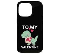 Petit Dinosaure Cool avec Lettre d'amour, Cadeau pour ma Saint-Valentin Coque pour iPhone 13 Pro