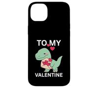 Petit Dinosaure Cool avec Lettre d'amour, Cadeau pour ma Saint-Valentin Coque pour iPhone 14 Plus