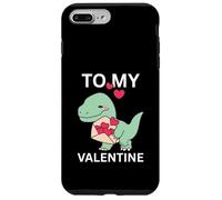 Petit Dinosaure Cool avec Lettre d'amour, Cadeau pour ma Saint-Valentin Coque pour iPhone 7 Plus/8 Plus