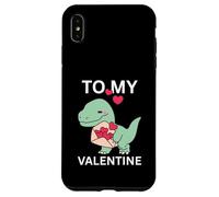 Petit Dinosaure Cool avec Lettre d'amour, Cadeau pour ma Saint-Valentin Coque pour iPhone XS Max