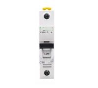 Petit disjoncteur 1P IC65N, interrupteur à air de type C 63A(125A)
