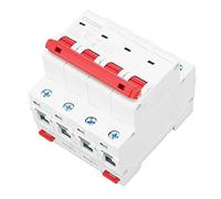 Petit disjoncteur CC 4P, DC1000V Mini disjoncteur 4P robuste 10A for système d'alimentation marine Interrupteur automatique