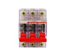 Petit disjoncteur de commutateur d'air à coque transparente 3P, DZ47-63A(3P10A)