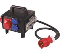 Petit distributeur en caoutchouc plein CEE-32 A,5 pôles 1xCEE 32 A,2xCEE 16 A,3x230V