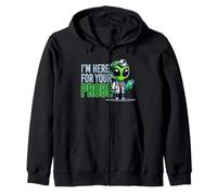Petit Docteur Extraterrestre Vert, Je suis là pour Votre sonde, C'est drôle Sweat à Capuche