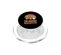 Petit Dompteur De Dinosaures, Agriculteur De Poules Drôle PopSockets PopGrip pour MagSafe