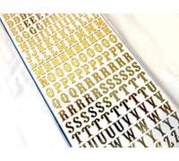 Petit Doré Adhésif Adhésif Lettres, Alphabet A-Z, Etiquettes Autocollants Pour Loisirs Créatifs
