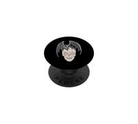 Petit Dragon sur Une tête de Squelette PopSockets PopGrip Adhésif