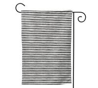 Petit drapeau de jardin à l'encre et à pois dorés - Double face - Drapeau de bienvenue vertical - 31,8 x 45,7 cm - Décoration extérieure