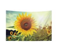 Petit drapeau de maison pour l'extérieur Beau tournesol saisonnier pour Noël, Halloween, Pâques, Saint-Valentin