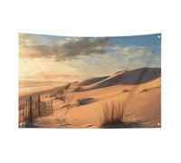 Petit drapeau de maison pour l'extérieur dunes de sable - Drapeau saisonnier pour Noël, Halloween, Pâques, Saint-Valentin