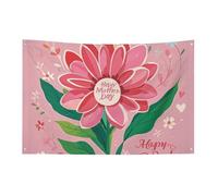 Petit drapeau de maison pour l'extérieur Happy Mother Day - Drapeau saisonnier pour Noël, Halloween, Pâques, Saint-Valentin