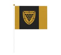Petit drapeau du comté de Cornouailles - Idéal pour les événements en plein air, l'esprit d'équipe et les décorations, 14 x 20,8 cm