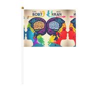 Petit drapeau portable pour jeux sportifs et festivals, décoration de défilé 14 x 20,8 cm